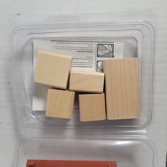 New Unmounted Stampin' Up Set of 4 Hello Again Flower Heart Butterfly - Picture 3 of 3